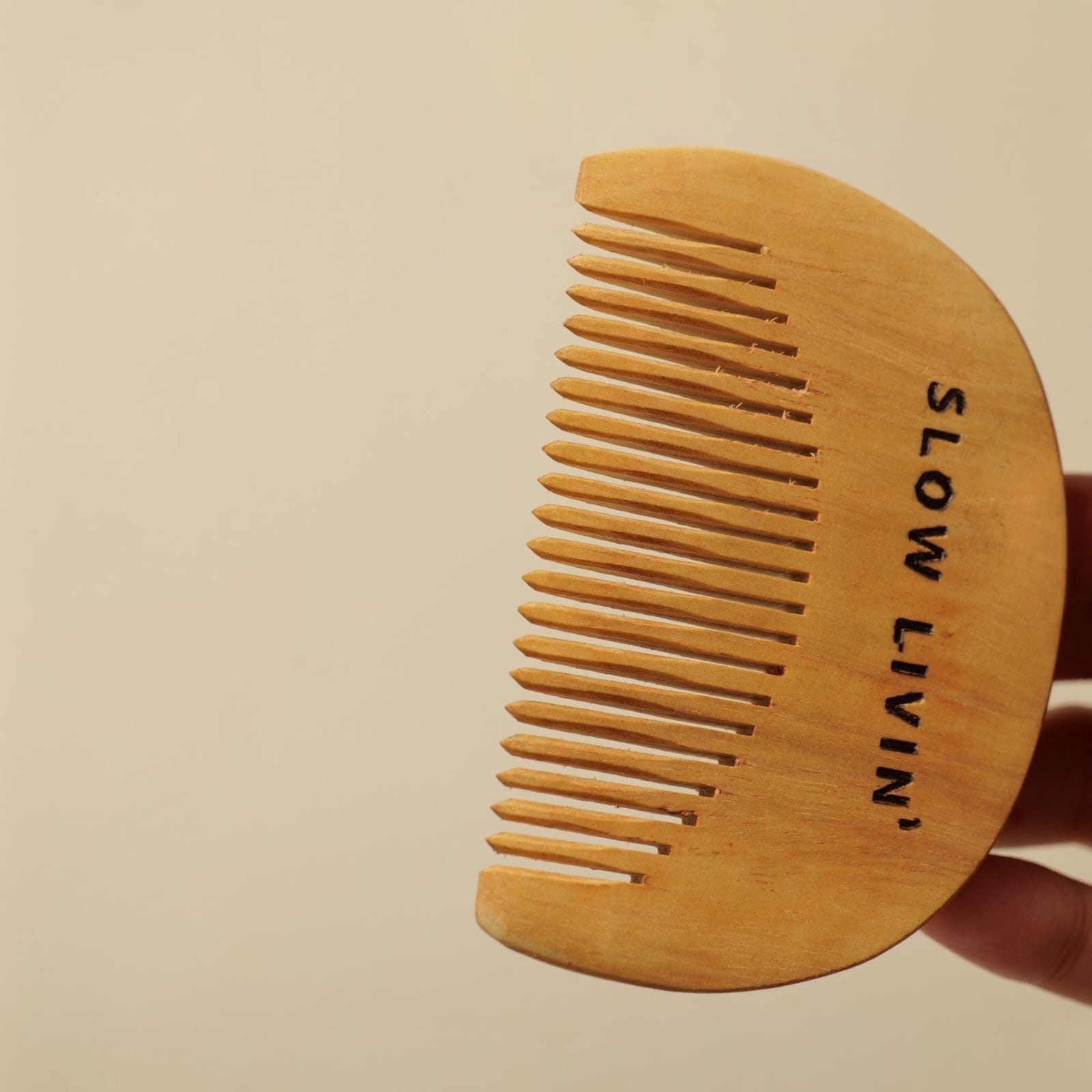 Neem Wood Beard Comb — Shop online | Slow Livin — view 2