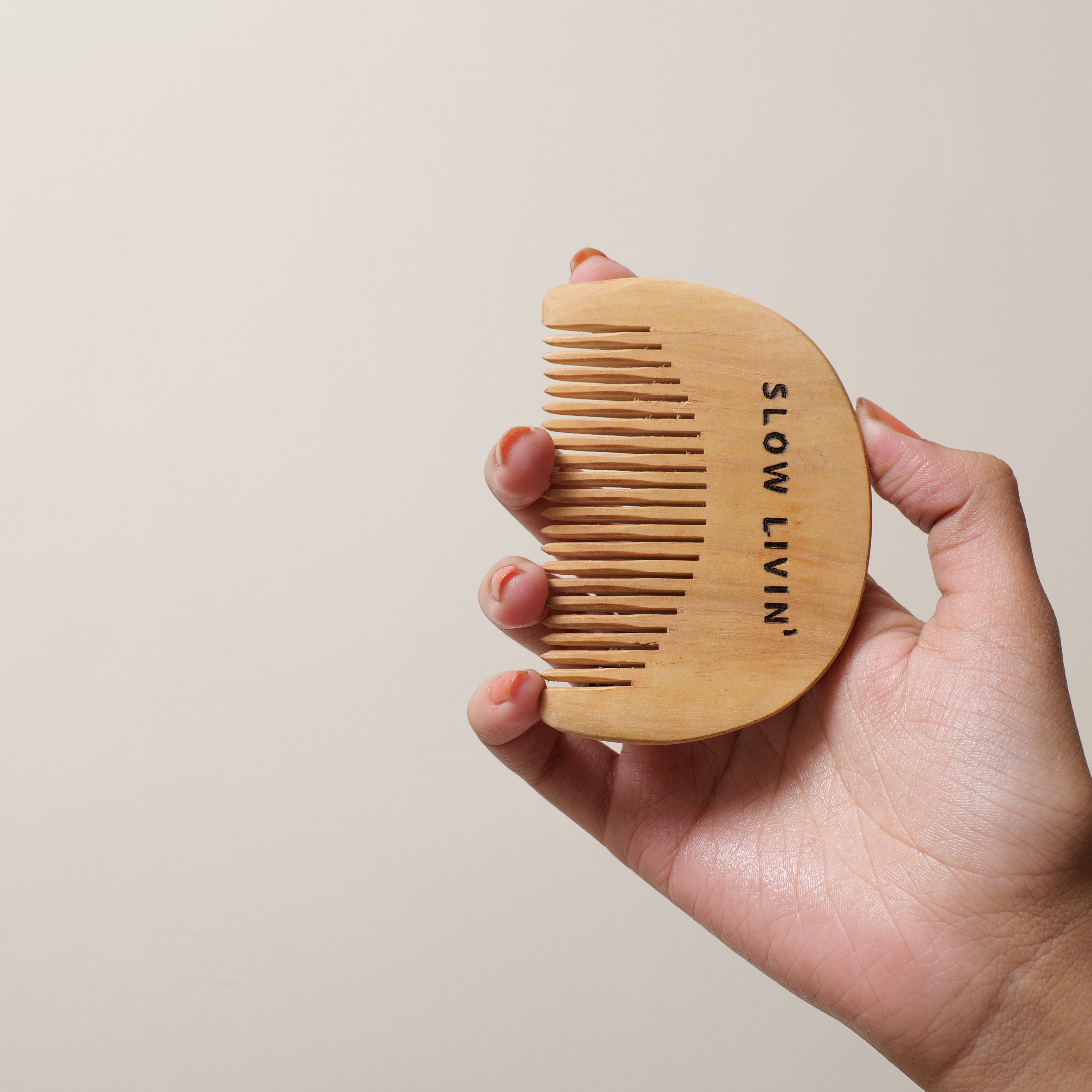Neem Wood Beard Comb — Shop online | Slow Livin