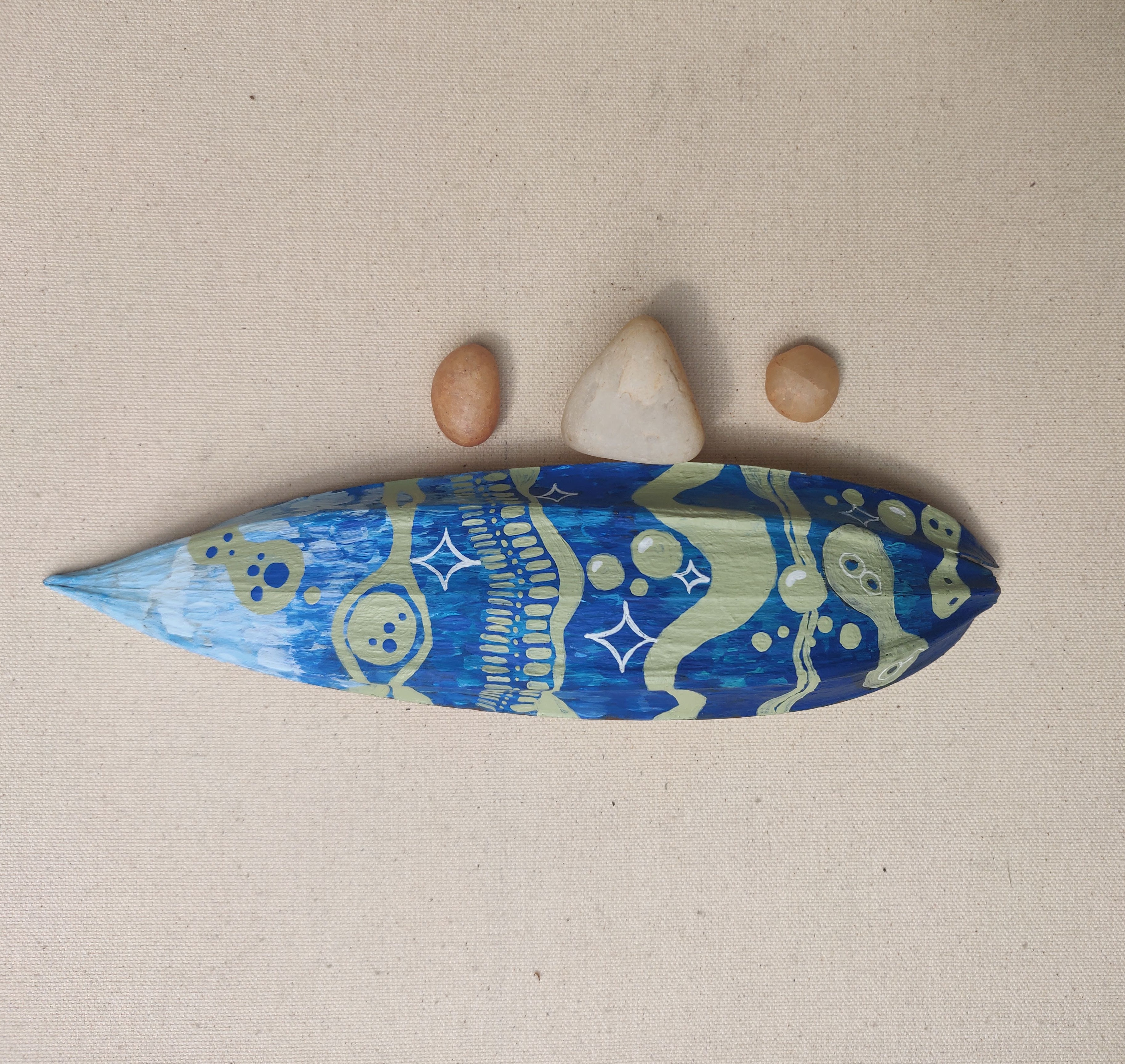 Hand-Painted African Tulip Pod — Shop online | Slow Livin — view 6