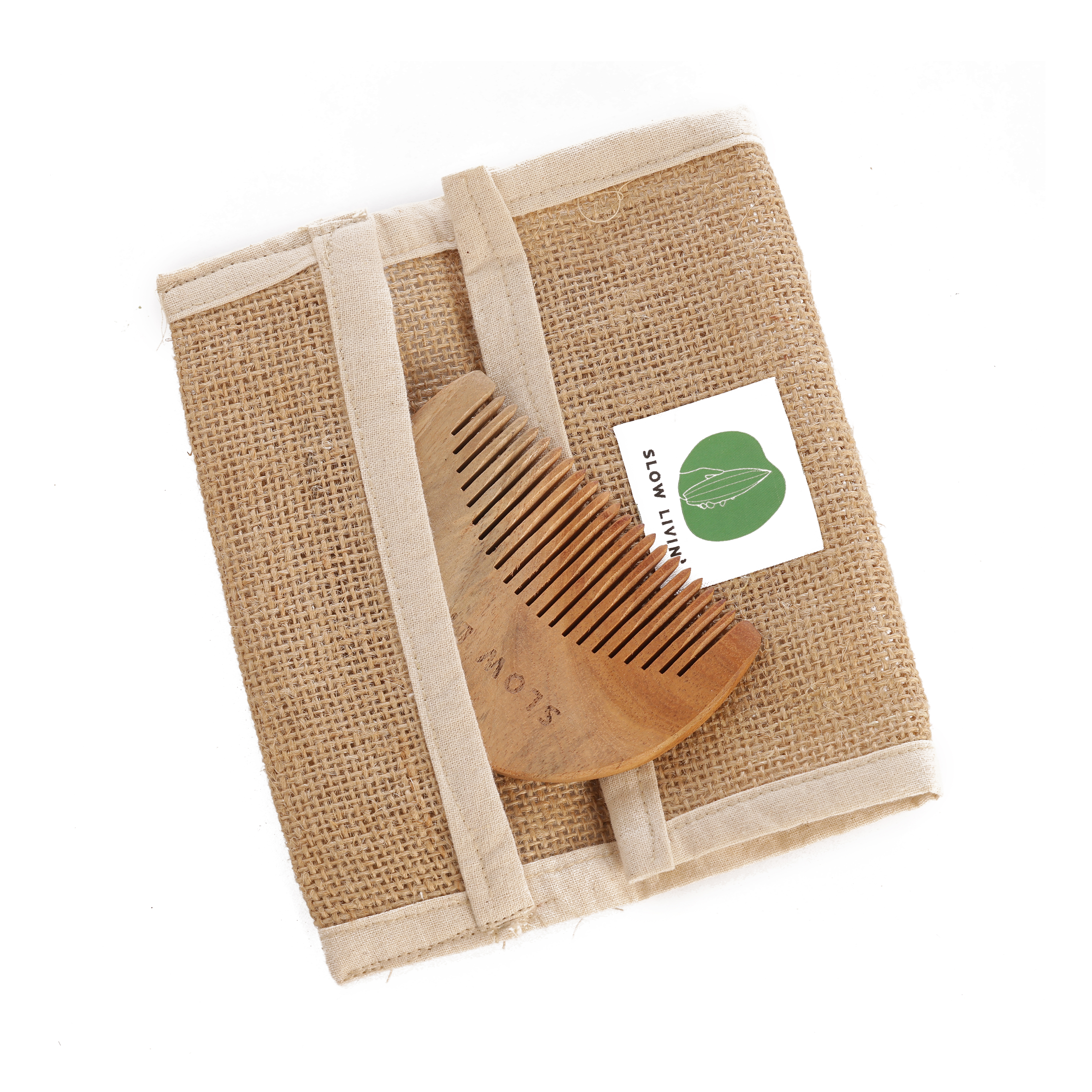 Neem Wood Beard Comb — Shop online | Slow Livin — view 4