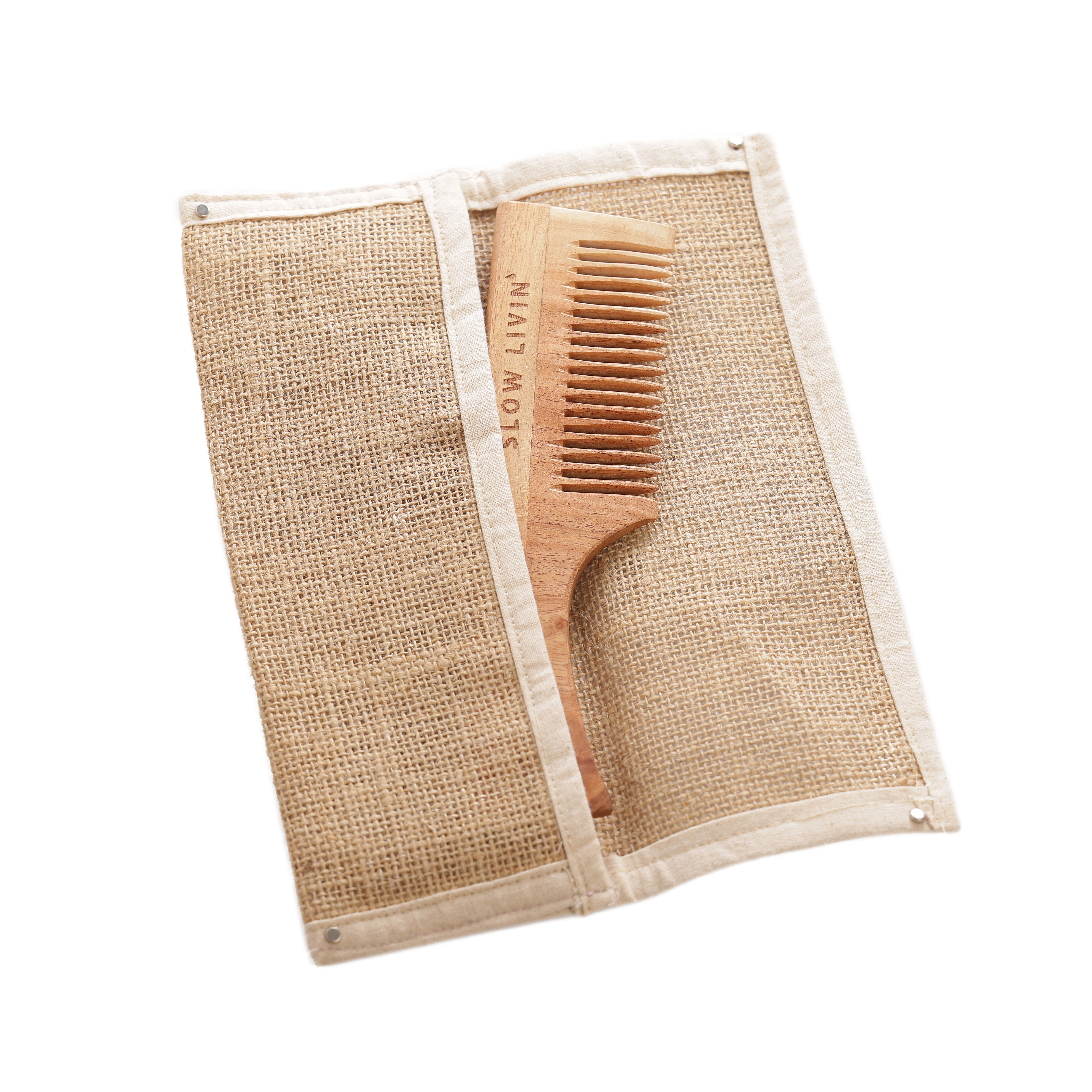 Neem Wood Handle Comb — Shop online | Slow Livin — view 3