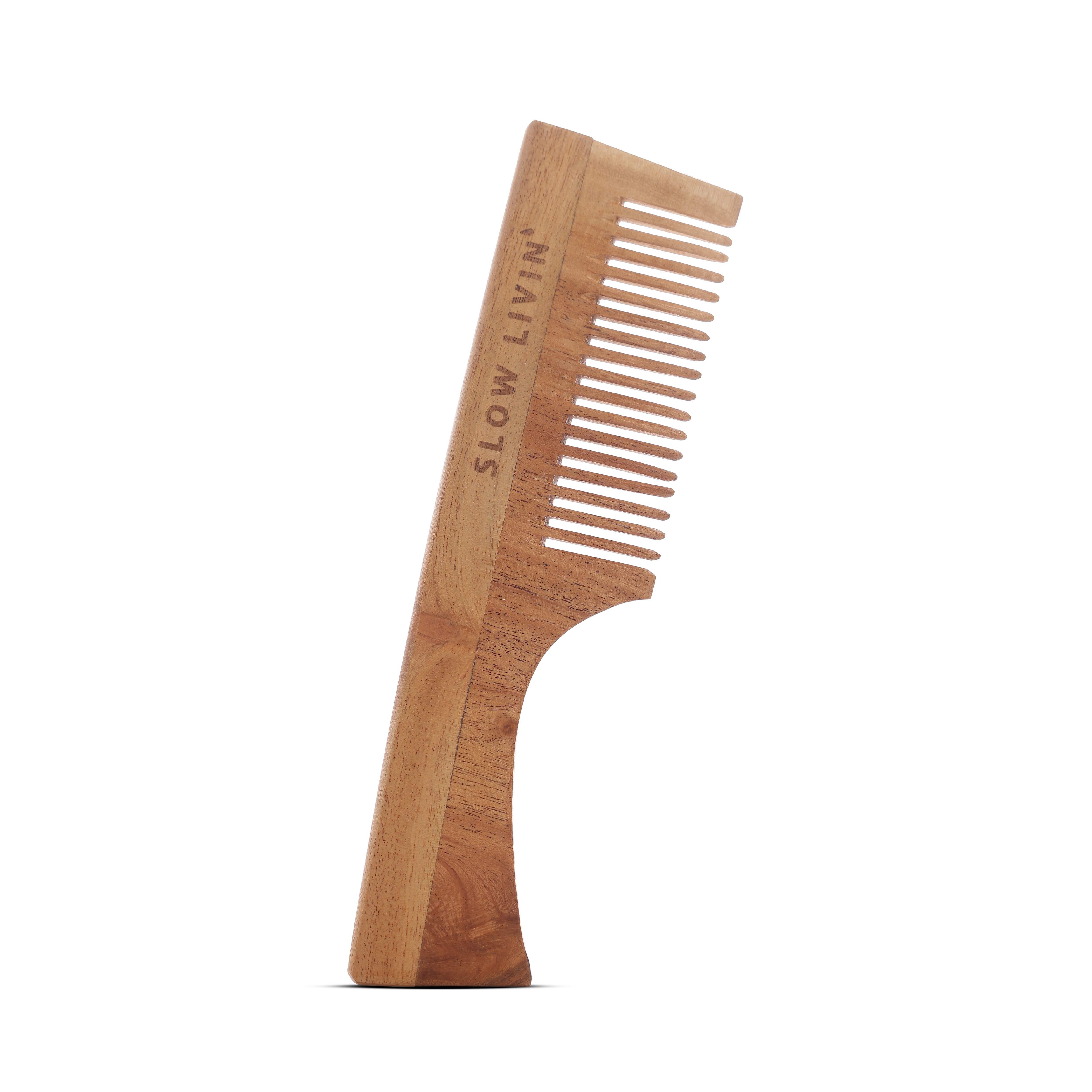 Neem Wood Handle Comb — Shop online | Slow Livin — view 4