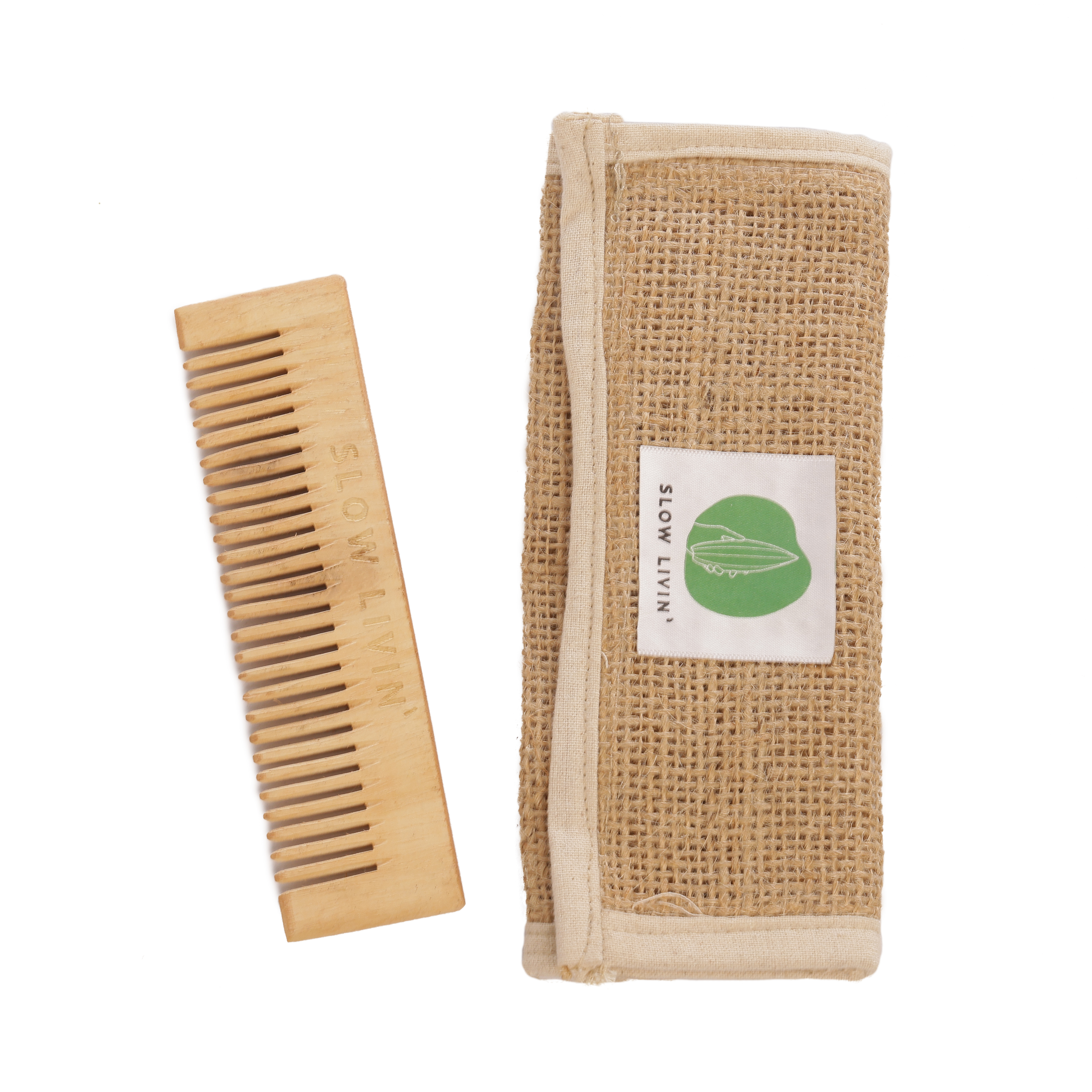 Neem Wood Pocket Comb — Shop online | Slow Livin — view 2