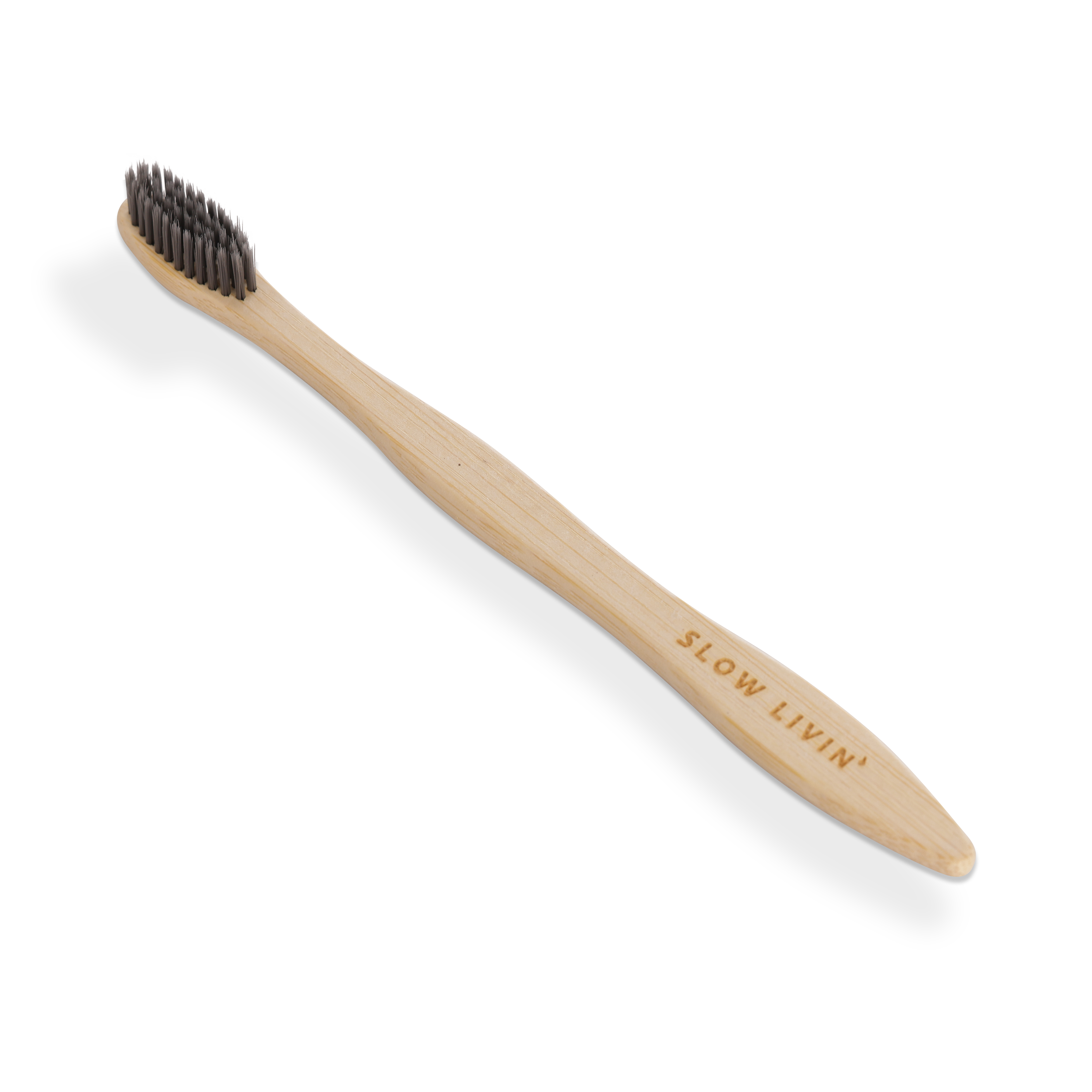 Bamboo Toothbrush - Black Bristles — Shop online | Slow Livin — view 2