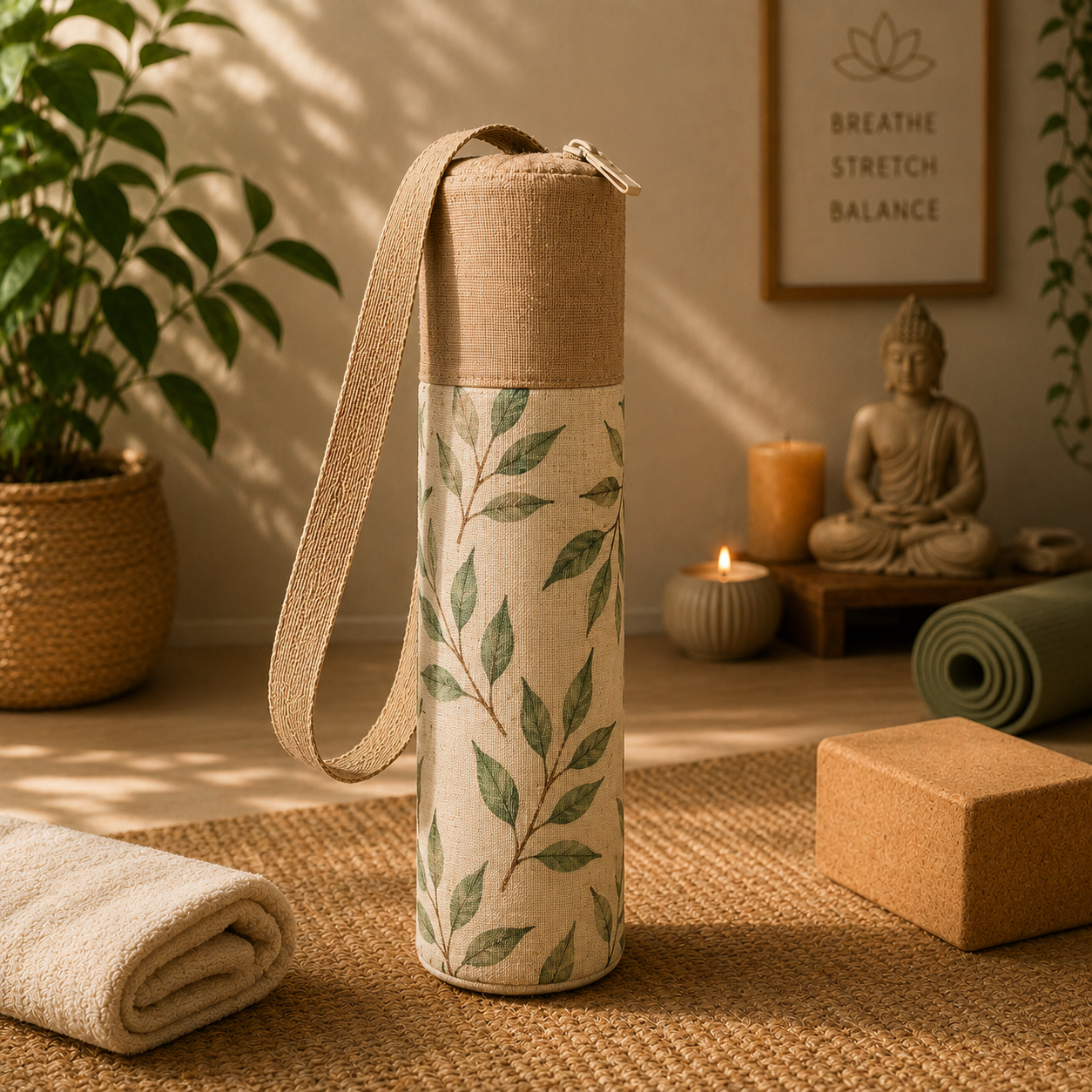 Yoga Mat Jute Bag — Shop online | Slow Livin