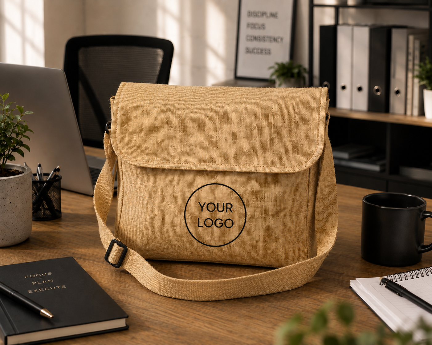 Messenger Jute Bag — Shop online | Slow Livin