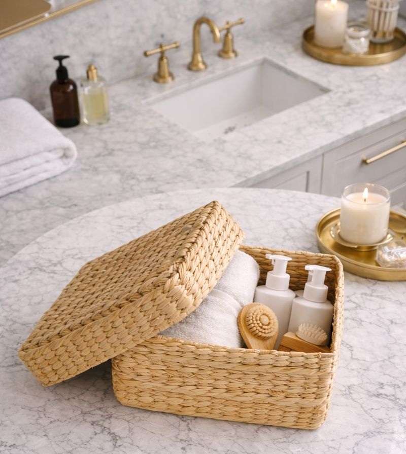 Kauna Grass Square Basket — Shop online | Slow Livin — view 5