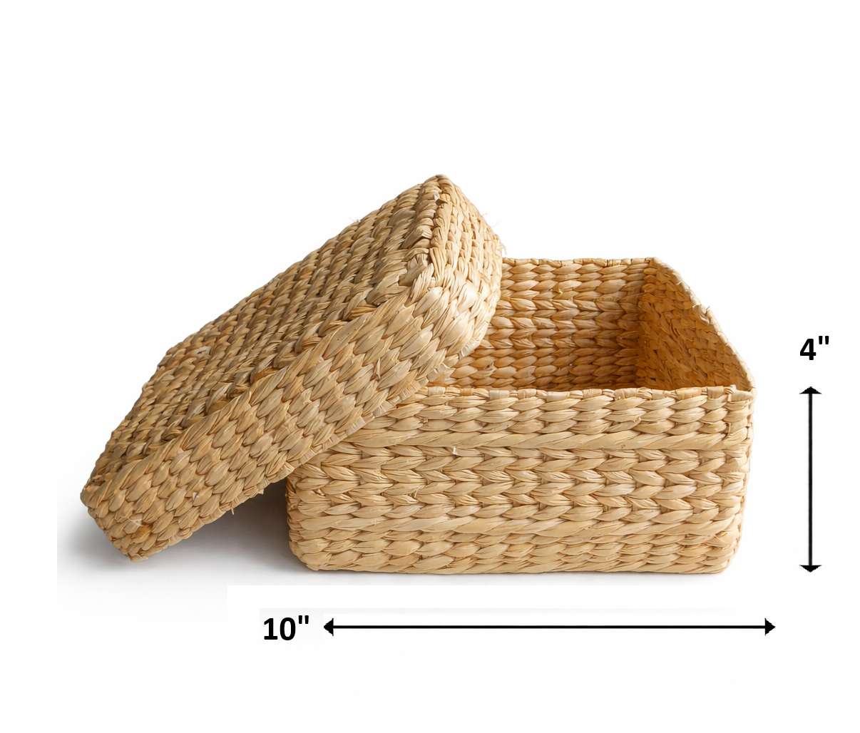 Kauna Grass Square Basket — Shop online | Slow Livin — view 4
